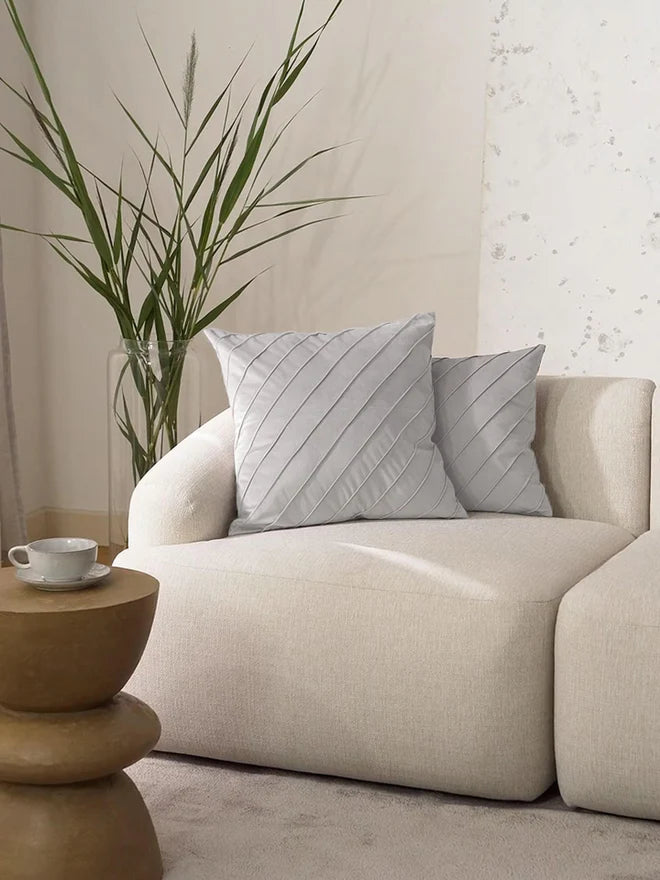 Cushion Cover Leyla - Light Grey
