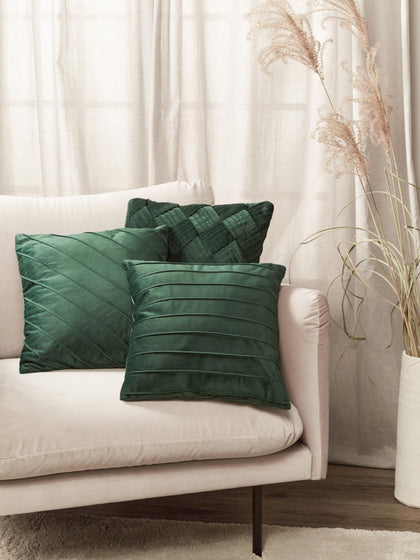 Cushion Cover Leyla - Dark Green