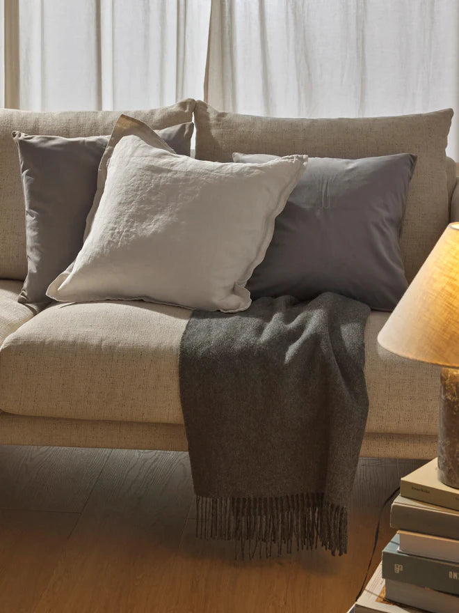 Cushion Cover Rush - Grey