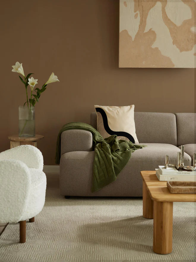 Visma Abstract Kussenhoes - Beige