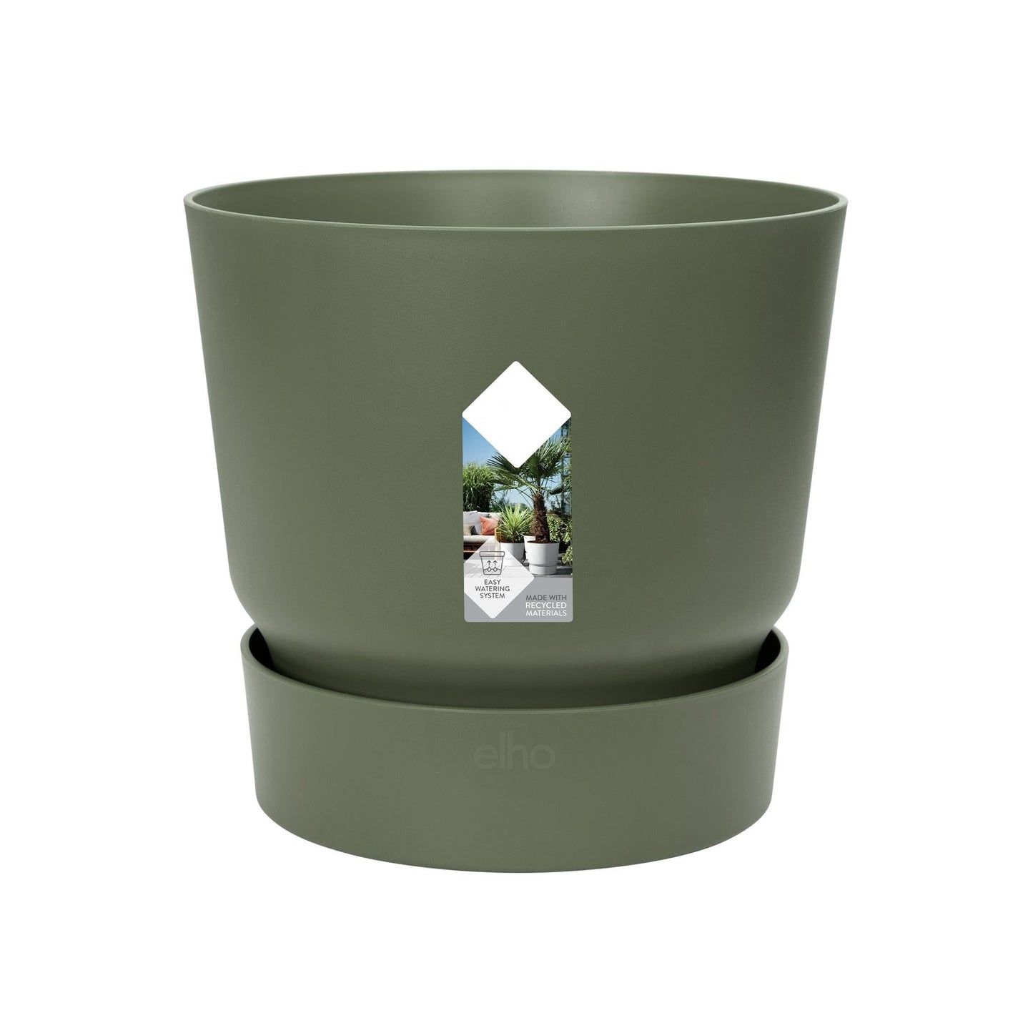 Pot elho Greenville Round Green- D24 x H23