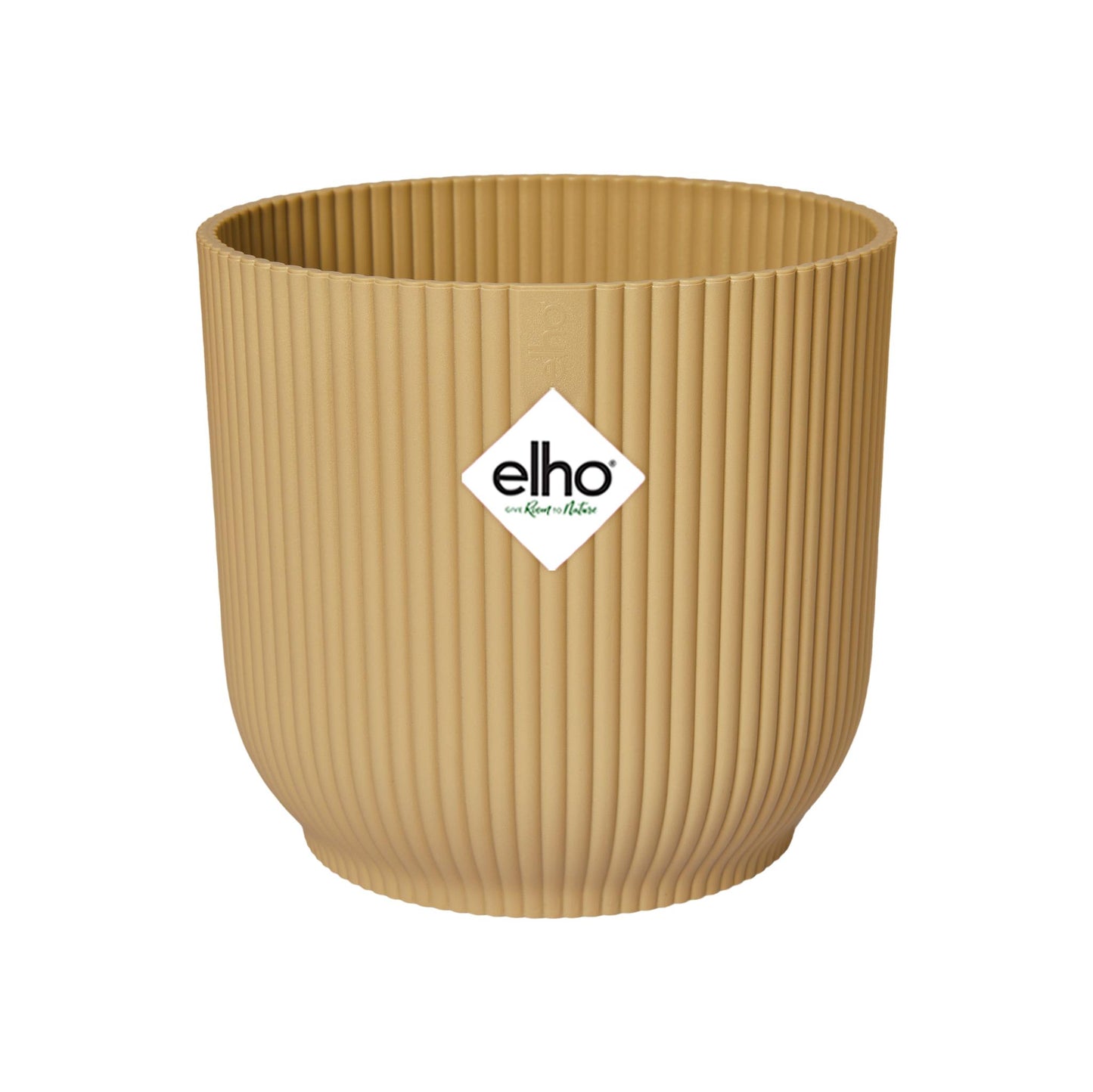 Elho Pot Vibes Fold Rond Geel - D14 x H13