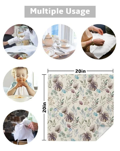 WATERCOLOUR Textile Napkins 4 PCS