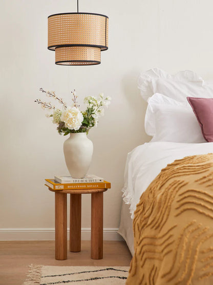 Viennetta Weave Pendant Lamp - Light Brown