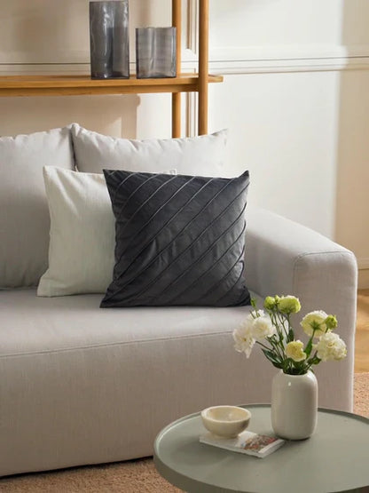 Cushion Cover Leyla - Anthracite
