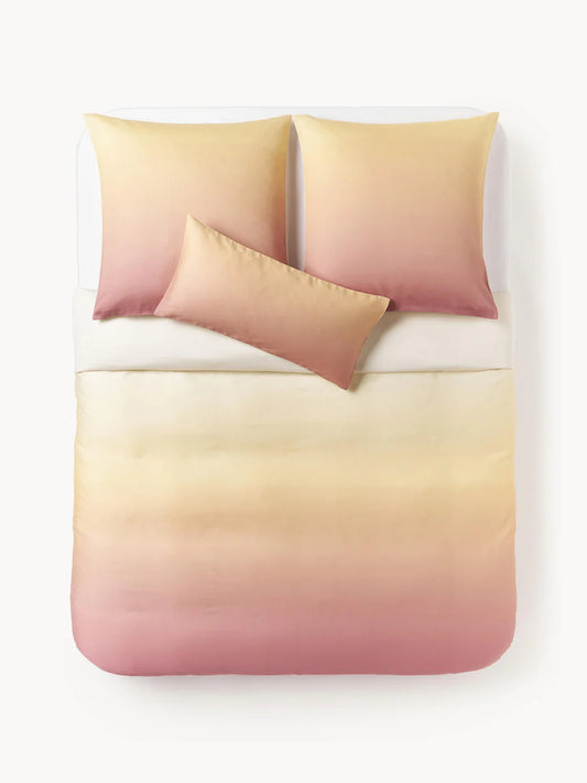 Bed Cover Set Sunset - Peach & Light Pink