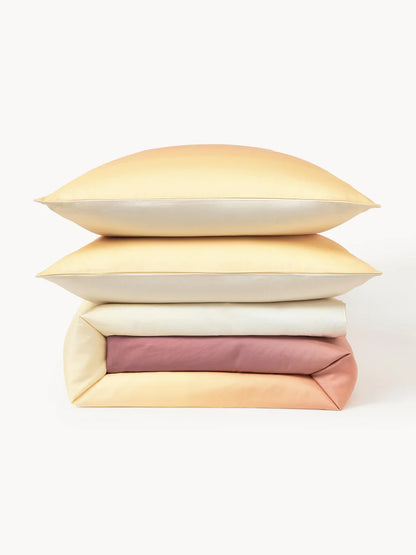 Bed Cover Set Sunset - Peach & Light Pink