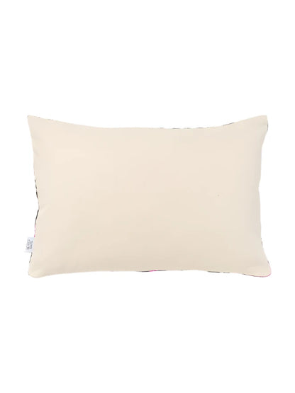 Les Ottomans' Velours Abstract Cushion Cover - Rose