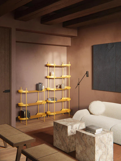 Taroe Metal Wall Shelf - Gold