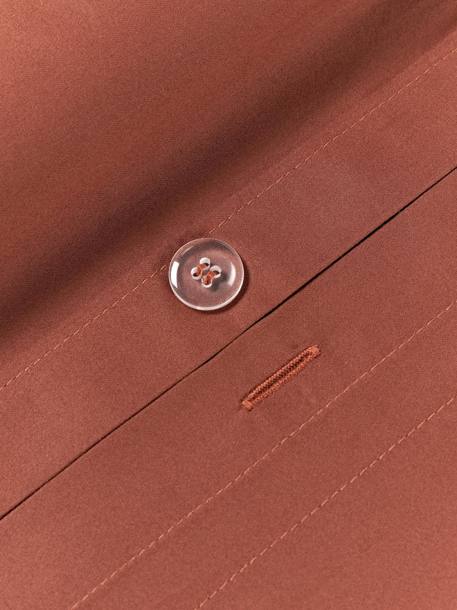 Bed Cover Set Premy - Terracotta