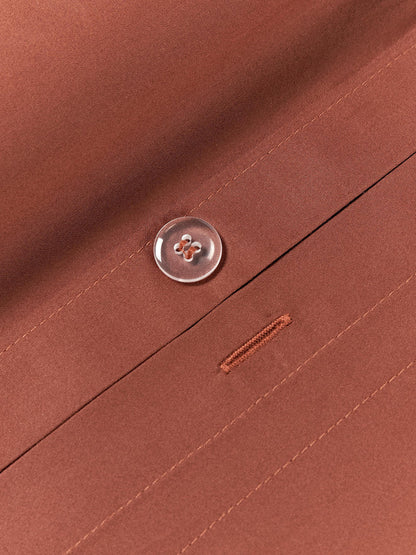 Bed Cover Set Premy - Terracotta