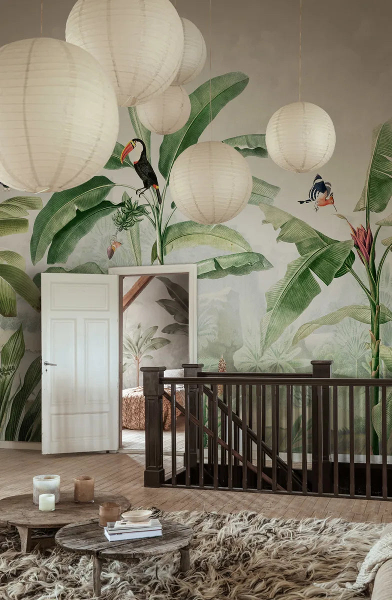Tropical Palms Birds