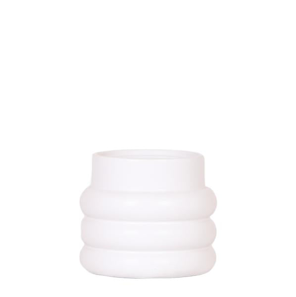 Bubble pot white - 9cm