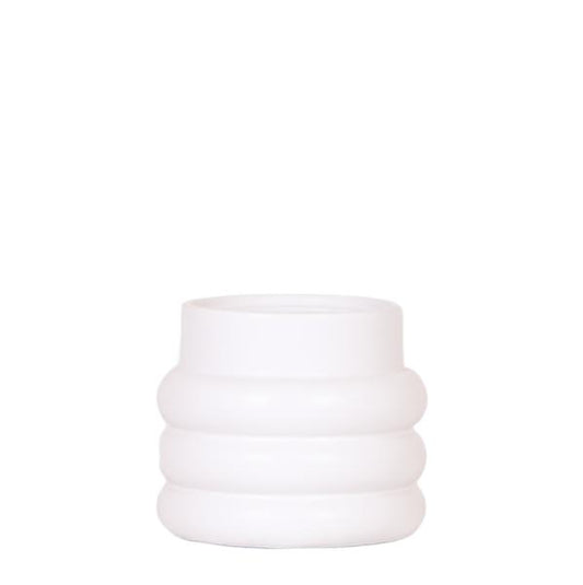Bubble pot white - 9cm