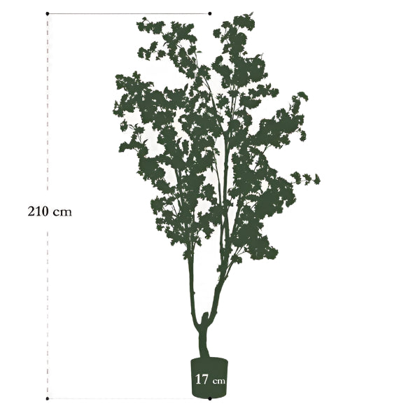 Kunstplant – Prunus Roze – 210 cm