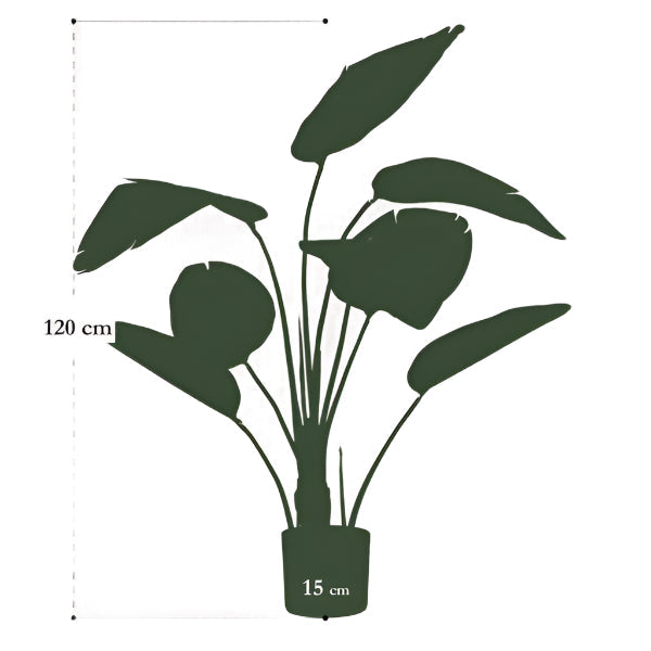 Kunstplant – Strelitzia Nicolai - 120 cm