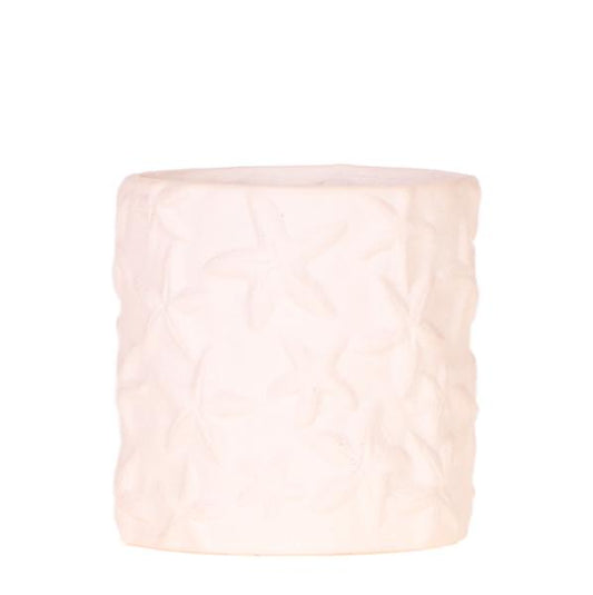 Star Fish Decorative Pot - Off White - 9cm
