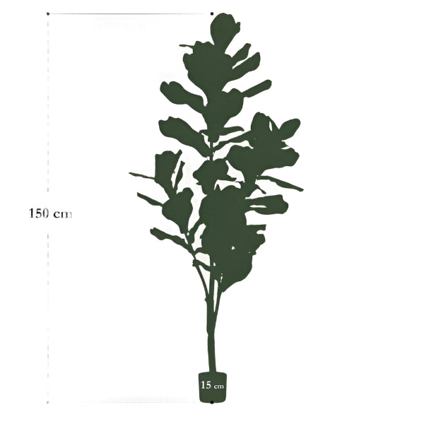 Kunstplant – Ficus Lyrata - 150 cm