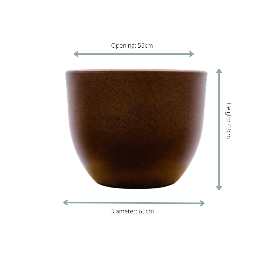 Eggy Bronze Pot - D65 x H51