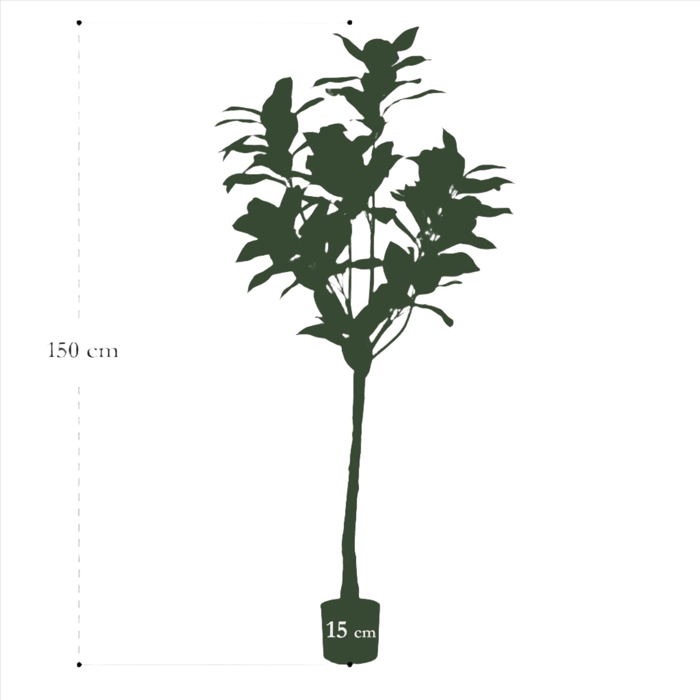 Kunst Magnolia Boom Grandiflora - 150 cm