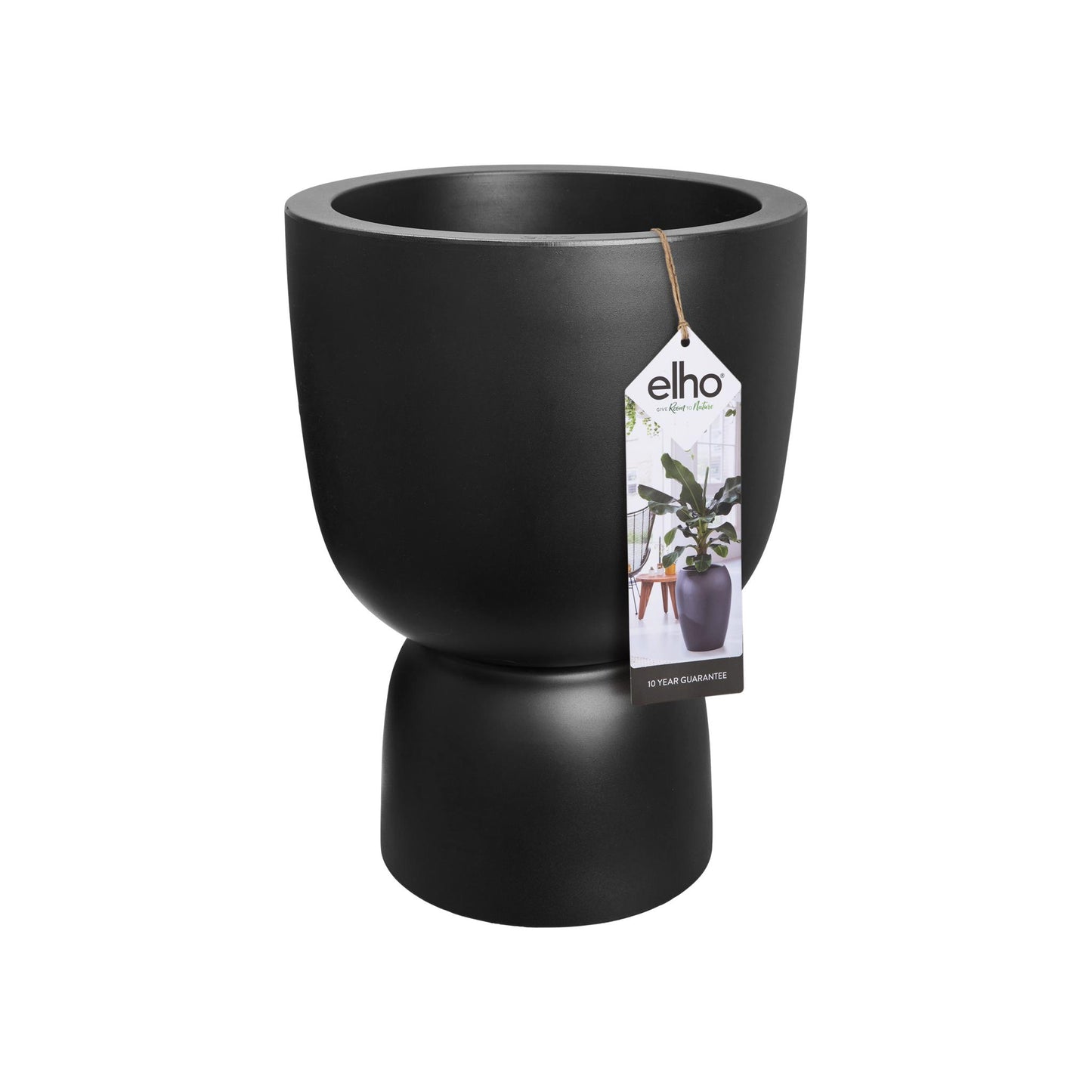 Elho Pot Pure Coupe Zwart - D35 x H49