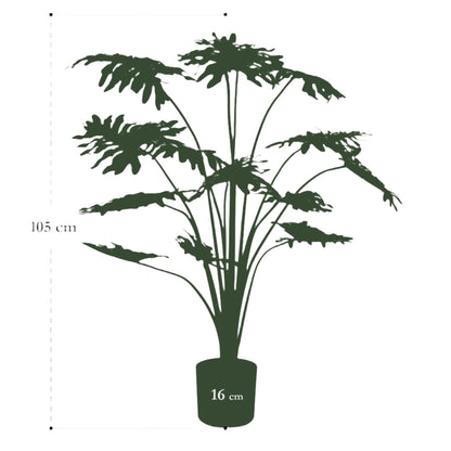 Kunstplant - Philodendron - 105 cm
