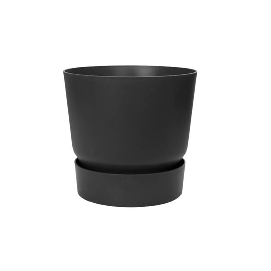 Elho Pot Greenville Round Black- D18 x H17
