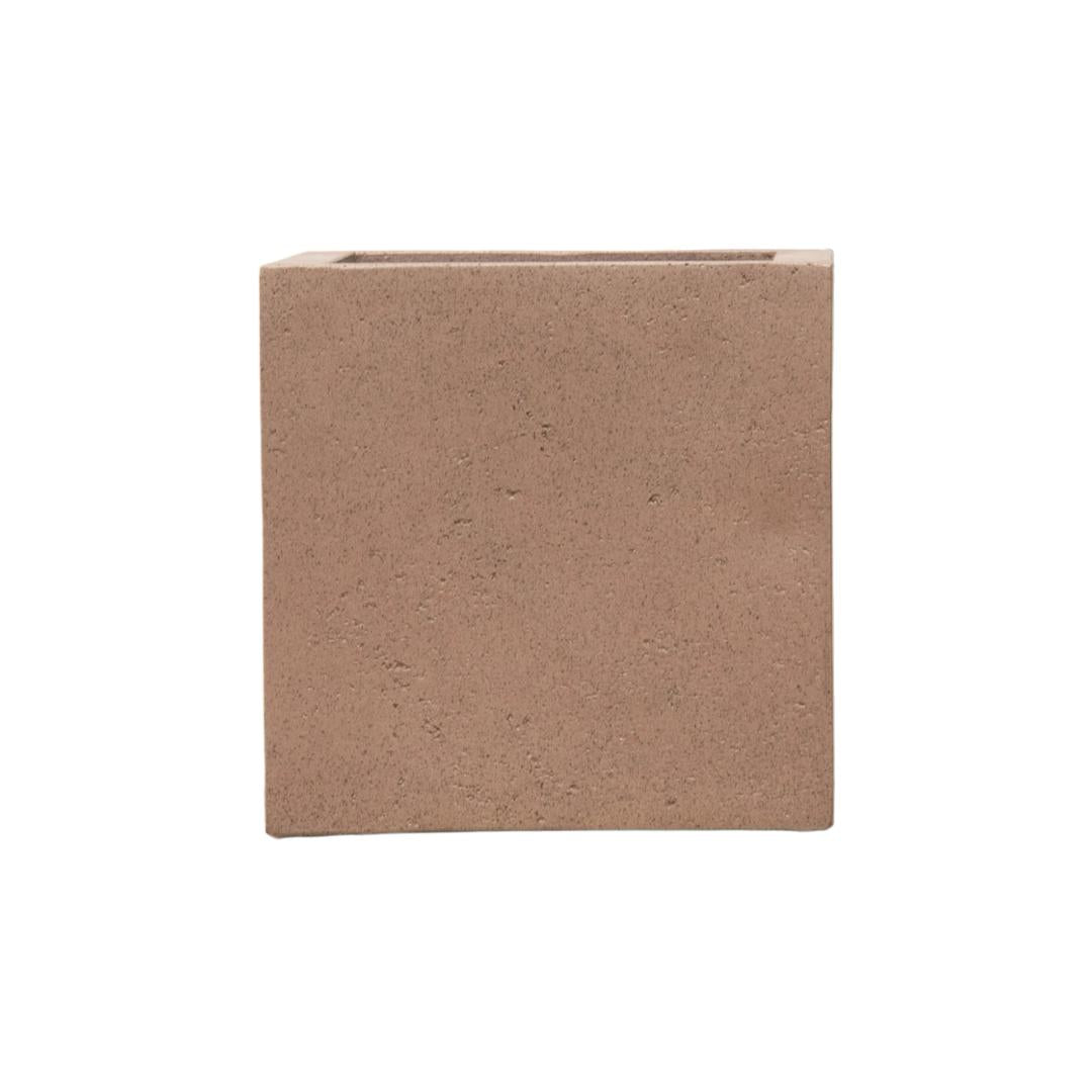 Grigio Cube Antraciet Brons Pot - D40 x H40
