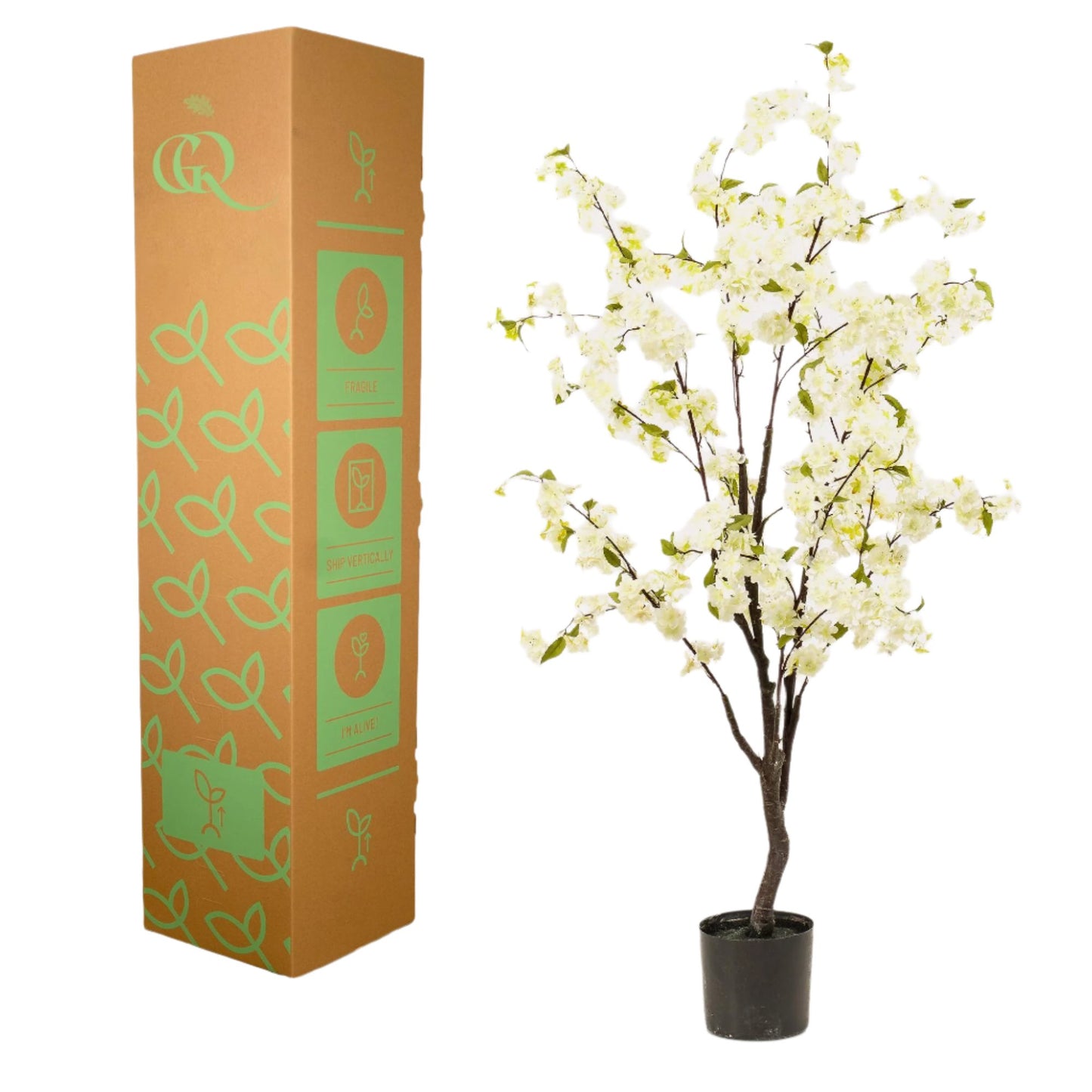 Kunstkersenbloesemboom - Wit - 135cm
