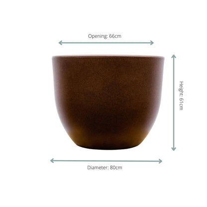 Eggy Bronze Pot - D80 x H61