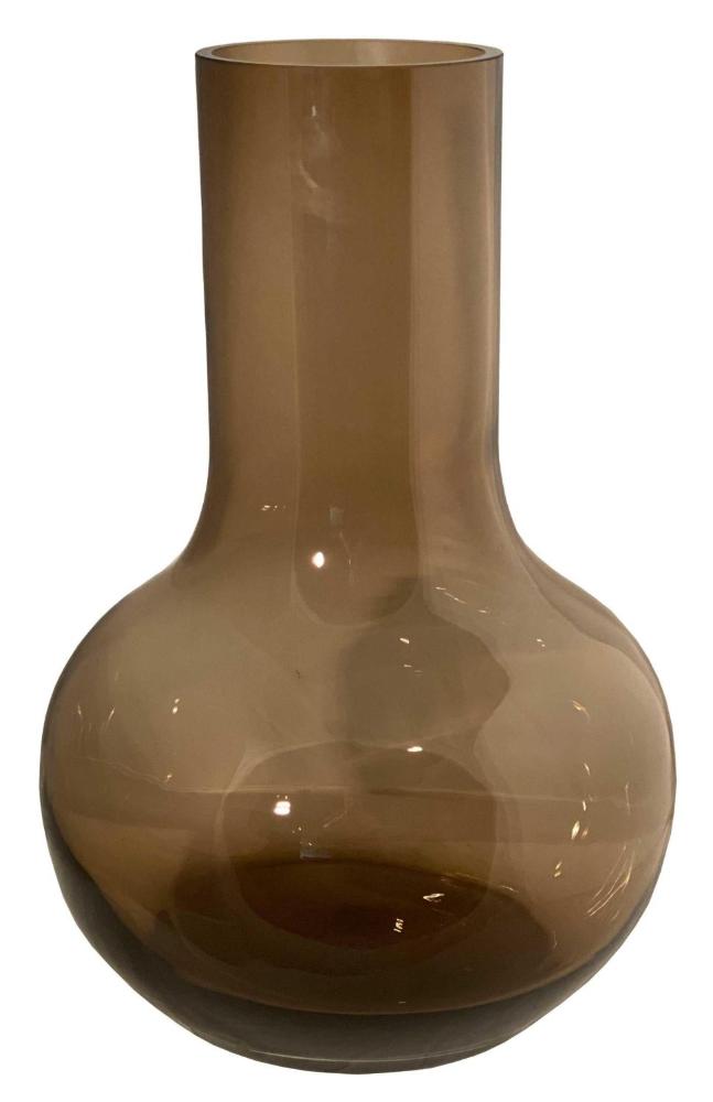 Glass Vase - S - H37 W25 - Seim - Taupe