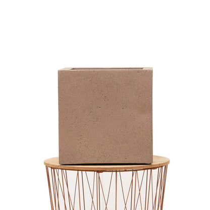 Grigio Cube Antraciet Brons Pot - D40 x H40