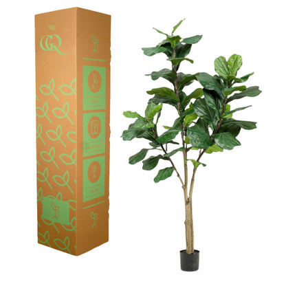 Artificial Plant - Ficus Lyrata - Tobacco plant - 180 cm